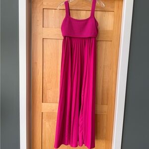 Elegant Pink Maxi Dress
